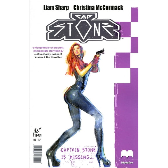 Captain Stone #4 VF ; Titan Comic Book