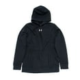 thumbnail image 3 of Under Armour Men's Hustle Fleece Hoodie Black | White 2XL, 3 of 4