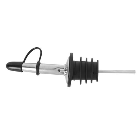 

Stainless Steel Liquor Bottle Pourers with Siamese Rubber Dust Caps Pour Spouts for Liquor Bottles