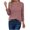 Hot Pink, variant on Your-Sty Women's Classic Black Round Neck 3/4 Sleeve Cotton Top - Casual Stretch Basic Tee Kint Shirt