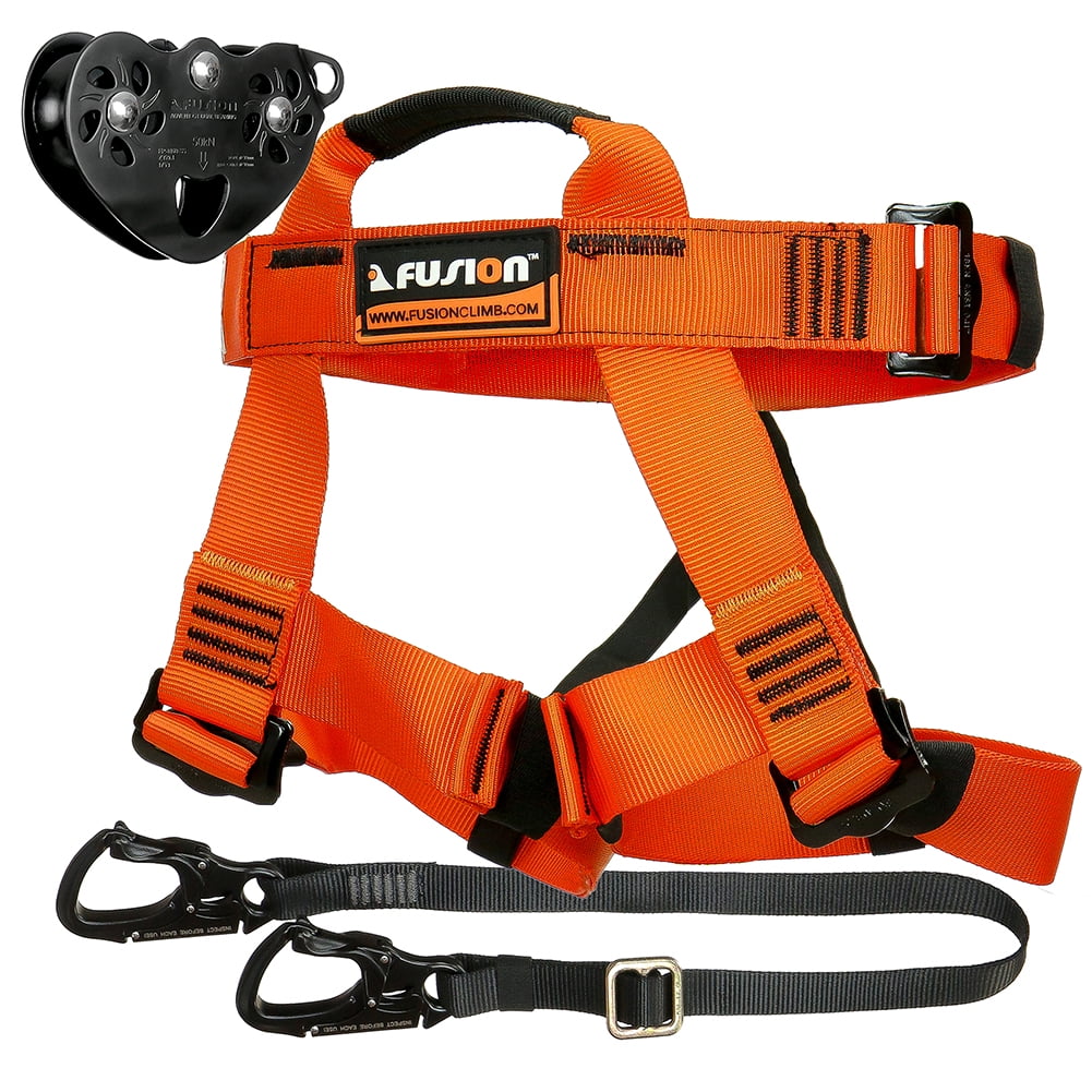 Fusion Climb Lanyard with Dual Eye Loops 1.75 Wide 30 Orange 