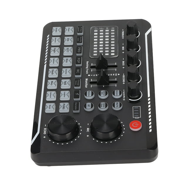 Mezclador de DJ, tarjeta de sonido en vivo F998, paquete de equipos multicanal, paquete de equipos para podcast, integración perfecta