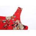 thumbnail image 3 of Vintage Style Women Dresses Cotton Linen Blend Square Neck, 3 of 5