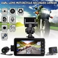 thumbnail image 6 of Delaman Motorcycle Dash Cam Camera, Motorcycle 720P Dash Camera Video Recorder Cam HD DVR 120 Degree Lens Sportbike Recording DVR with 3 inch LCD Black, 6 of 7