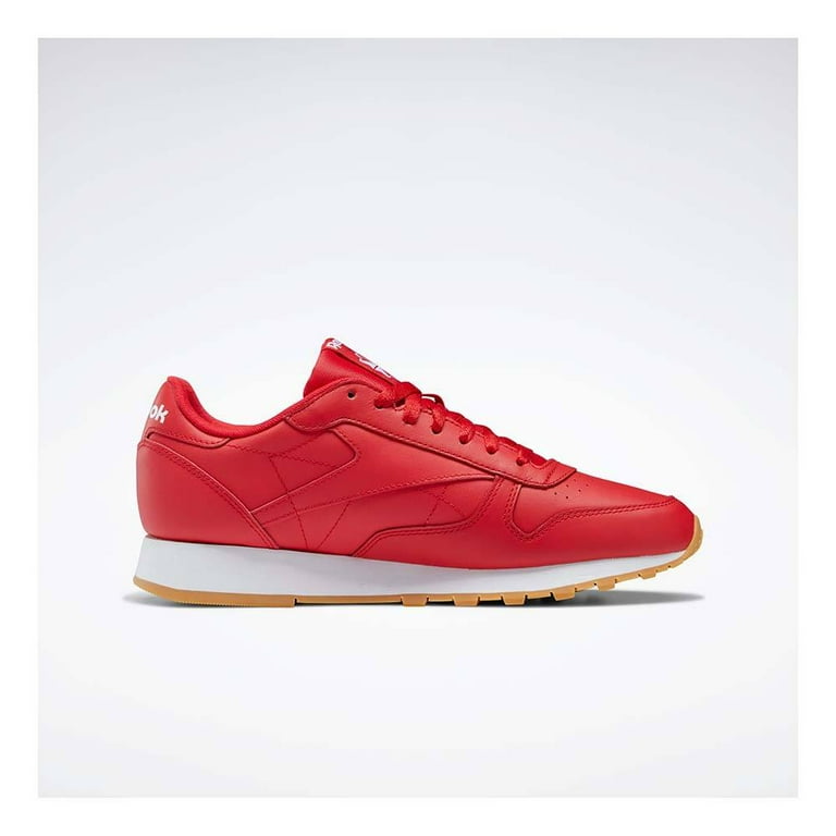 Mens Reebok CLASSIC LEATHER Shoe Size 9.5 Vecred Ftwwht Rbkg03 Fashion Sneakers Walmart