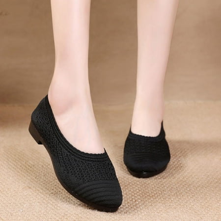 

Xysaqa Slip on Shoes Women Ballets Shoes for Girls Women s Color Fly-Mesh Slip-on Flats Female Zapatos Mujer Savings!
