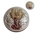 thumbnail image 4 of Commemorative Coin Metal Handicraft Gift, Biblical Strength Light Protection Theme, Collectible Present for Spiritual Encouragement, Exquisite Craftsmanship for Display Collection, 4 of 7