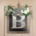 thumbnail image 2 of YOHAVEN Personalized Year Round Front Door Wreath Sign Decorative Hanging Plaques for Home Entryway Wall Wedding Anniversary Housewarming Gift, 2 of 3