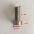 thumbnail image 3 of Tornillo de Perno de Cabeza de Casquillo Inferior Macarena 10xDurable M3 / DIN912 Hexagon Socket Allen M4x12mm, 3 of 6