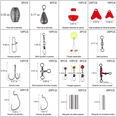 thumbnail image 4 of Kit De Accesorios Para Pesca 264 Piezas Con Caja Rojo, 4 of 5