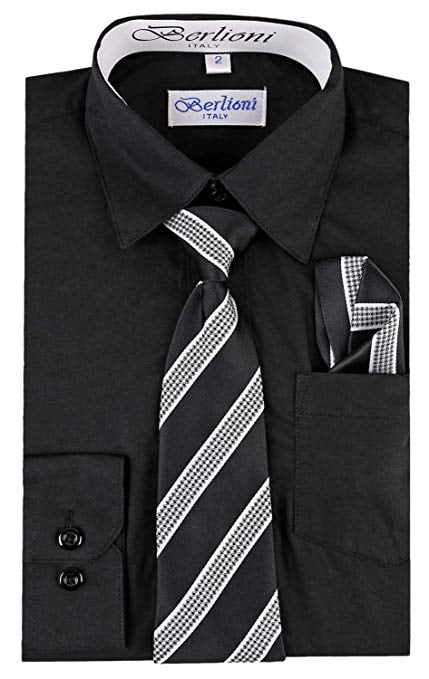 walmart boys white dress shirt