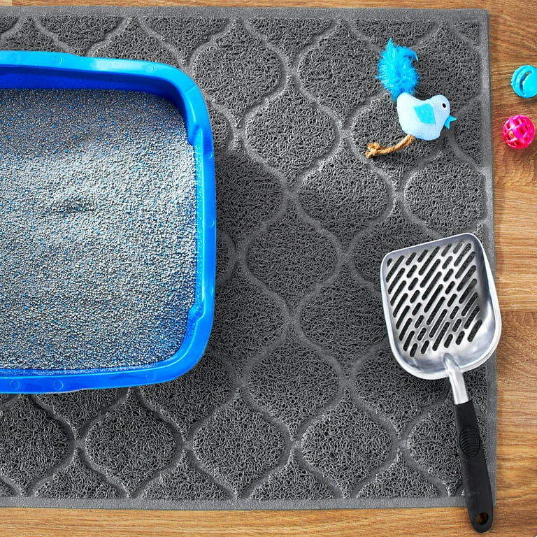 Cat Litter Mat, XL Super Size, Phthalate Free, Easy to Clean, 46x35 Inches,  Durable, Soft on Paws, Large Litter Mat.