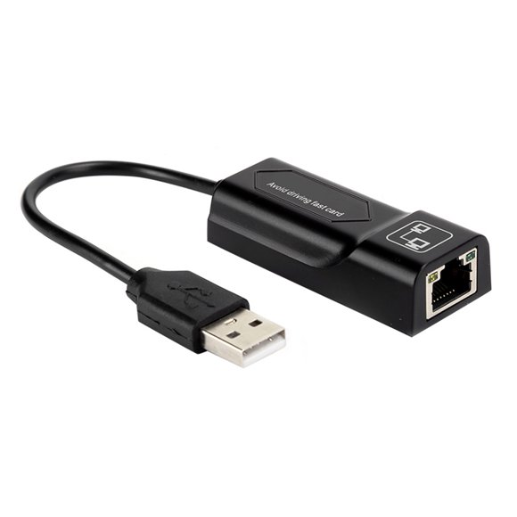 Ethernet Adapter Portable USB Powered Adapter USB2.0 To Ethernet Adapter Cable For File Transfer Video Conferencing Games