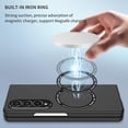 thumbnail image 3 of Magnetic Phone Case for Samsung Galaxy Z Fold4 Compatible for Magsafe, Military-Grade Shockproof Protective Case with Built-in Magnet Circle for Samsung Galaxy Z Fold 4, MS Black, 3 of 9