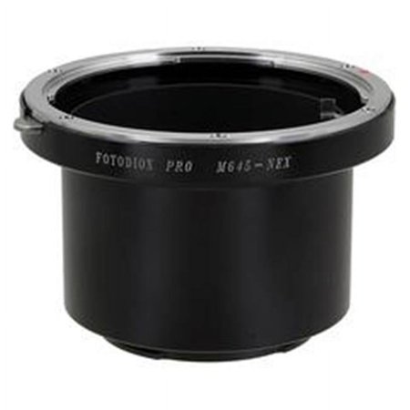 UPC: 0847372017133 | Fotodiox M645-SnyE-P Pro Lens Mount Adapter – Mamiya 645 Mount Lenses To Sony Alpha E-Mount Mirrorless Camera Body