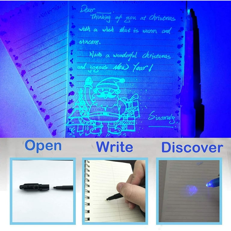 Joycover Invisible Ink Pen, 28PCS Spy Pen for Kids with UV Light Magic  Marker for Secret Message, Birthday Party Favors for Kids, Classroom Prize