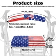 thumbnail image 6 of HELLHERO Bow Element on The American Flag Walker Covers Backrest Covers Waterproof Reusable Cover Only for Elderly, 6 of 7