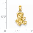 thumbnail image 2 of 14k Yellow Gold Gummy Teddy Bear Necklace Charm Pendant Baby, 2 of 6