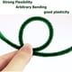 thumbnail image 5 of 100pcs Limpiapipas Verde, Alambre de Metal-Fibra, Doblable, Decoraciones DIY, Niños Adultos, 5 of 8