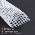 thumbnail image 6 of 5pcs Rectangle Mesh Plastic Canvas Clear Plastic Canvas Sheets Crossbody Plastic Net Cover for DIY Crafts Embroidery Knitting Bag, 6 of 7