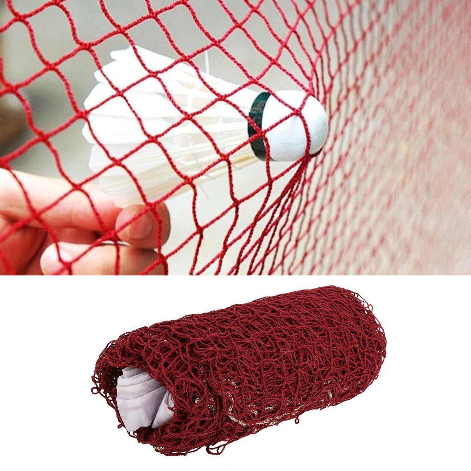 20 x 2.5ft Portable Badminton Net, TSV Lightweight Durable Net for Tennis, Soccer Tennis, Pickleball, Kids Volleyball - Easy Setup Nylon Sports Net - for Indoor or Outdoor Court, Beach