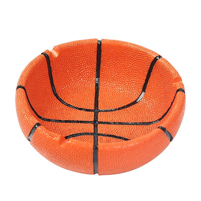 Cenicero de baloncesto, decoración del hogar, arreglo moderno de escritorio para el hogar (1 pieza) ER
