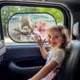 thumbnail image 3 of Yuyamidu Pink Hibiscus Back Window Sun Shades for Car Starfish Car Window Sun Shades for Women Beach Car Window Shade for Baby Sun Blocker for Car Windows, 3 of 7