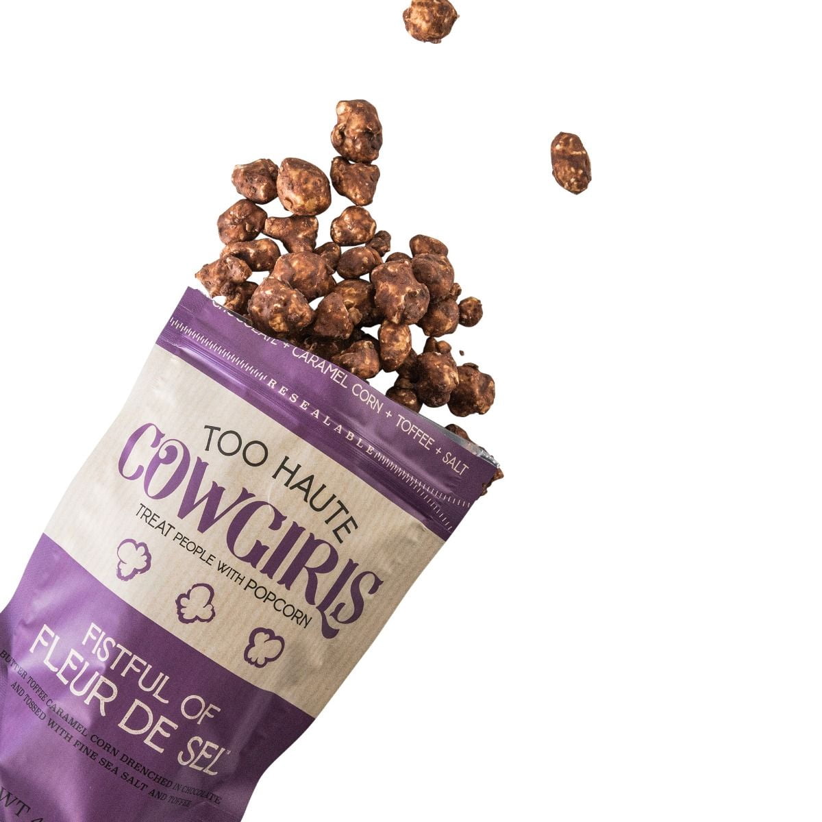 Fistful of Fleur de Sel Popcorn - 12-4.5z Bags - Too Haute C