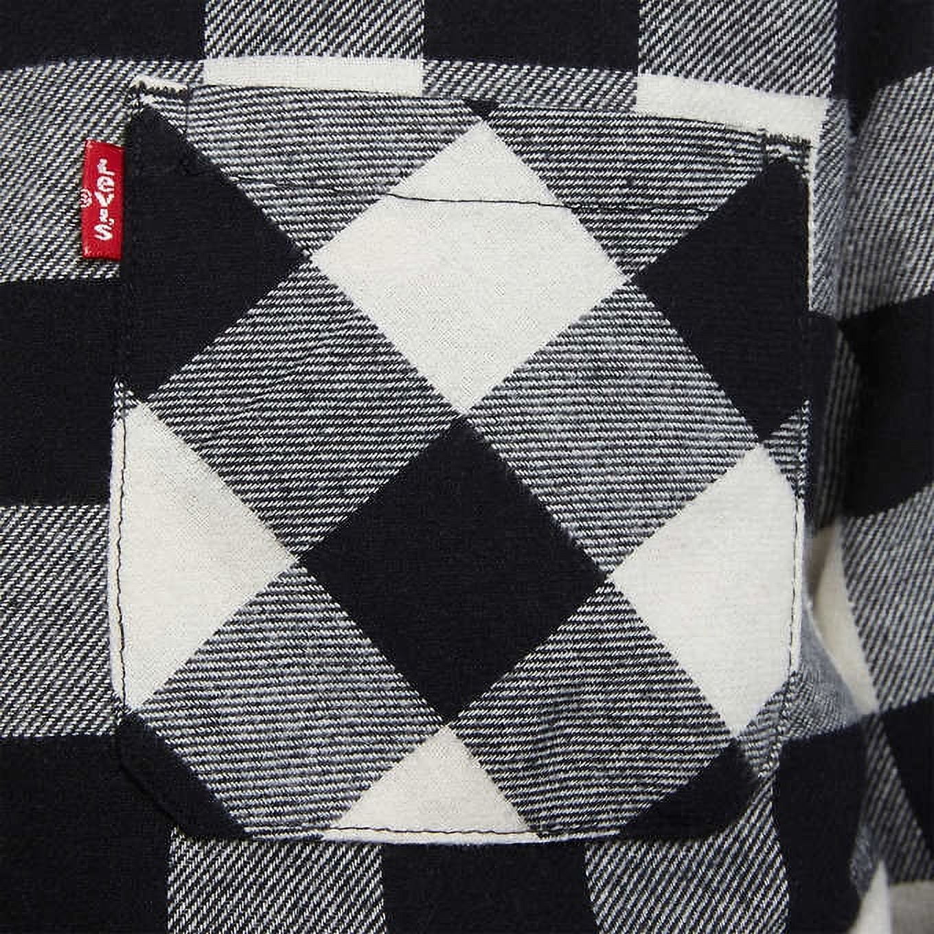 Levi's Youth Boy Flannel & Thermal 2-Pack Top Set (Black, XS-5/6)