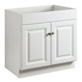 thumbnail image 3 of Design House Solid Wood Wyndham 24" Ready to Assemble 2-Door Bath Vanity Cabinet, White, 3 of 13