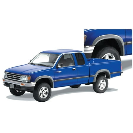 Bushwacker Wheel Flares - Bushwacker 93-98 Toyota T100 Fleetside Extend-A-Fender Style Flares 4pc - Black