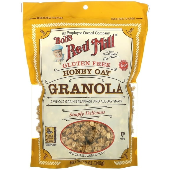 Bob's Red Mill Gluten Free Granola Honey Oat 12 oz Pack of 1