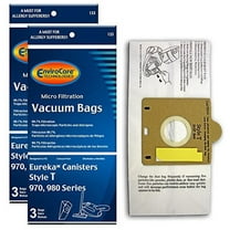 Replacement Vacuum Bag for Eureka 133 61555A6 61555 Style T Canister 970 980 (2)