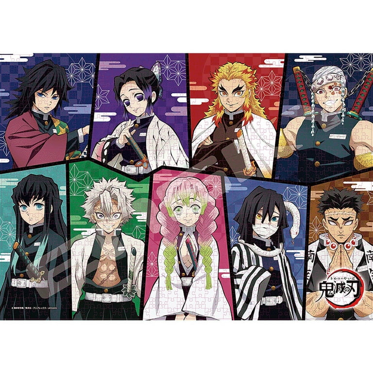 Adult Children's Paper Assembly Toys Ghost Slayer Anime Jigsaw Puzzle 1000  Pieces 