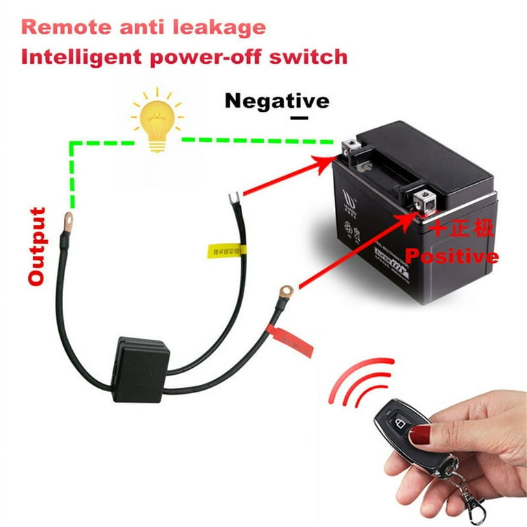 wireless remote control switch Positive and negative power switch