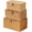 M+L+XL, variant on 3 Pack Wicker Baskets with Lids, Nautral Seagrass Storage Baskets, Woven Rectangular Basket Bins, Rattan Storage Organizer for Shelf