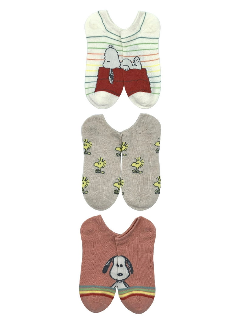 Lot De 10 Paires De Chaussettes Snoopy - Taille Unique Ankle Socks (no Show)