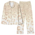 thumbnail image 1 of Ensembles de Pyjama pour Femmes Blouse à Manches Longues Décontractée pour Femmes Pantalon Ensemble de Pyjama, 1 of 5