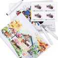 thumbnail image 4 of Rotulador pintado a mano con encuadernación de plástico, herramientas especiales de pintura de papel para libros, 4 Uds., 4 of 5