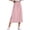 Light Pink, variant on Amkhujs Womens Midi Skirts Elegant Soft Solid Summer Skirt with Side Slit High Waist A Line Skirts for Office Work Outfit,Coffee,XXL