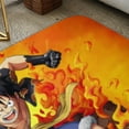 thumbnail image 4 of One Piece Anime Plush Print Carpet Floor Mat Suitable for Bedroom, Living Room, Outdoor Study Room, Play Decoration Floor Mat Carpet 15"×26", 4 of 6