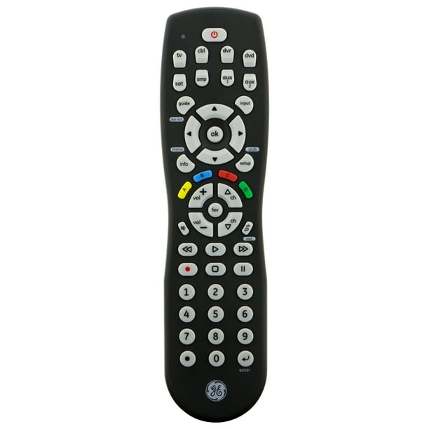 GE 8 Device Universal Remote, Smart TVs, Simple Setup, 24927 Walmart