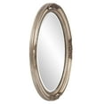 thumbnail image 6 of Tyler Dillon Beveled Oval Wall Mirror with Beaded Textured Wood Frame 33"H x 25"W, 6 of 8