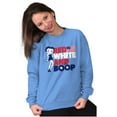 thumbnail image 5 of Betty Boop Red White Blue Patriotic Women Crewneck Sweatshirt Brisco Brands M, 5 of 6
