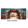 thumbnail image 2 of BotaniNest Large Garage Door Banner Outdoor For Holiday Season Front Porch Yard Festive Party Welcome Sign, 2 of 5