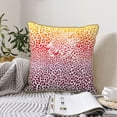 thumbnail image 6 of Susaid Leopard Skins And Heads Print Velvet Throw Pillow Covers Home Art Deco Pillowcase Square Pillow Case Cushion Cover for Bed Sofa Living Room Car Indoor and Outdoor-18"x18", 6 of 8