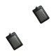 thumbnail image 2 of Inteprter Paquete de 10 titulares de tarjetas de identificación Suministros de negocios Carcasa protectora Multifuncional Tarjetas de autobús Manga Vertical/Negro 2piezas, 2 of 5