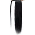 thumbnail image 5 of MY-LADY Women Clip in Ponytail Thick 100% Remy Human Hair Extensions Warp Around One piece Hairpiece Straight, 5 of 9