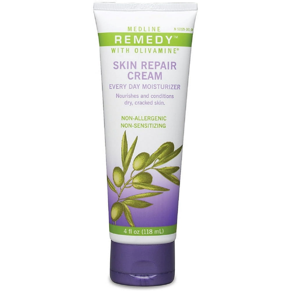 Medline Remedy Skin Repair Cream Every Day Moisturizer 4 oz (Pack of 2