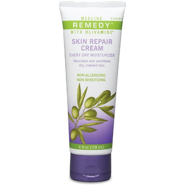 3 Pack Medline Remedy Skin Repair Cream Every Day Moisturizer 4 oz
